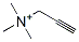 (2-Propynyl)trimethylaminium 结构式