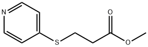 Propanoic acid, 3-(4-pyridinylthio)-, methyl ester (9CI) 结构式