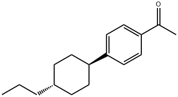 反式-4-丙基环己基苯乙酮 结构式