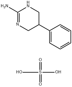 1,4,5,6-Tetrahydro-5-phenyl-2-pyrimidinamine sulfate (2:1) 结构式