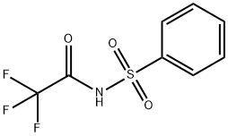 AcetaMide, 2,2,2-trifluoro-N-(phenylsulfonyl)- 结构式