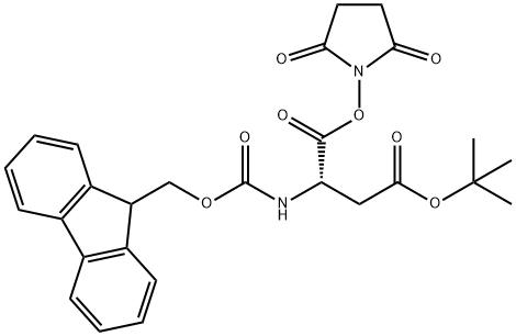 FMOC-ASP(OTBU)-OSU 结构式