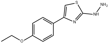 4-(4-ETHOXYPHENYL)-2(3H)-THIAZOLONE HYDRAZONE 结构式