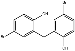 BIS(2-HYDROXY-5-BROMOPHENYL)METHANE 结构式