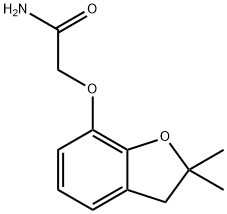 Acetamide, 2-[(2,3-dihydro-2,2-dimethyl-7-benzofuranyl)oxy]- (9CI) 结构式