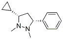 Pyrazolidine, 3-cyclopropyl-1,2-dimethyl-5-phenyl-, cis- (9CI) 结构式