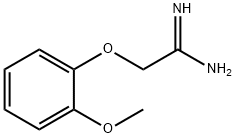 2-(2-甲氧基苯氧基)乙酰亚胺 结构式