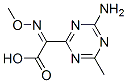 1,3,5-Triazine-2-aceticacid,4-amino-alpha-(methoxyimino)-6-methyl-,(Z)-(9CI) 结构式