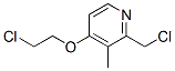 Pyridine, 4-(2-chloroethoxy)-2-(chloromethyl)-3-methyl- (9CI) 结构式