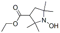 3-Pyrrolidinecarboxylicacid,1-hydroxy-2,2,5,5-tetramethyl-,ethylester(9CI) 结构式