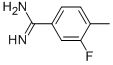 Benzenecarboximidamide,3-fluoro-4-methyl- 结构式