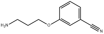 3-(3-氨基丙氧基)苯腈 结构式