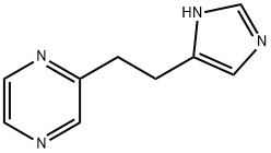 Pyrazine,  [2-(1H-imidazol-4-yl)ethyl]-  (9CI) 结构式