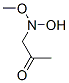 2-Propanone, 1-(hydroxymethoxyamino)- (9CI) 结构式