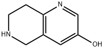 5,6,7,8-四氢-1,6-萘啶-3-醇 盐酸盐 结构式