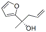 2-Furanmethanol,alpha-methyl-alpha-2-propenyl-,(alphaS)-(9CI) 结构式