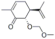 2-Cyclohexen-1-one,6-(methoxymethoxy)-2-methyl-5-(1-methylethenyl)-,(5S,6S)-(9CI) 结构式