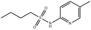 1-Butanesulfonamide,N-(5-methyl-2-pyridinyl)-(9CI) 结构式