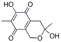 1H-2-Benzopyran-5,8-dione, 3,4-dihydro-3,6-dihydroxy-3,7-dimethyl- (9CI) 结构式