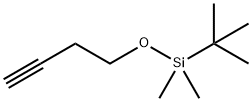 4-(叔丁基二甲硅氧基)-1-丁炔 结构式