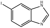 5-碘苯并咪唑 结构式