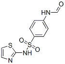 N-[4-(1,3-THIAZOL-2-YLSULFAMOYL)PHENYL]FORMAMIDE 结构式