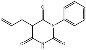 5-Allyl-1-phenylbarbituric acid 结构式