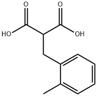 2-(2-甲基苄基)-丙二酸 结构式