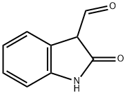 2-吲哚酮-3-甲醛 结构式