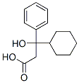 3-cyclohexyl-3-hydroxy-3-phenylpropanoic acid 结构式