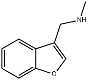(1-苯并呋喃-3-基甲基)甲胺盐酸盐 结构式