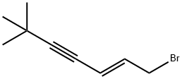 1-溴-6,6-二甲基-2-庚烯-4-炔 结构式