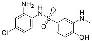 4-Hydroxy-3-(methylamino)-N-(2-amino-4-chlorophenyl)benzenesulfonamide 结构式