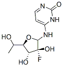 4-氨基-1-(2-脱氧-2-氟-BETA-D-阿拉伯呋喃糖基)-5-甲基-2(1H)-嘧啶酮 结构式