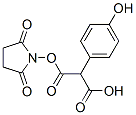 [[(2,5-dioxopyrrolidin-1-yl)oxy]carbonyl](4-hydroxyphenyl)acetic acid 结构式