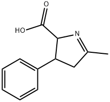 2H-Pyrrole-2-carboxylicacid,3,4-dihydro-5-methyl-3-phenyl-(9CI) 结构式