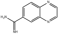 6-Quinoxalinecarboximidamide 结构式