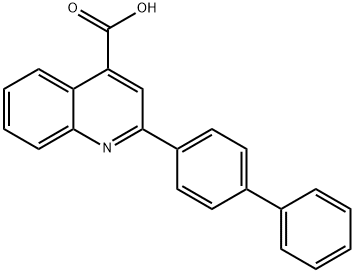2-联苯-4-基-喹啉-4-羧酸 结构式