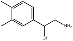 2-氨基-1-(3,4-二甲基苯基)乙醇 结构式