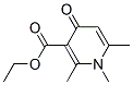 3-Pyridinecarboxylicacid,1,4-dihydro-1,2,6-trimethyl-4-oxo-,ethylester(9CI) 结构式