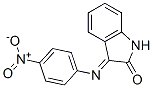 2H-Indol-2-one, 1,3-dihydro-3-(4-nitrophenylimino)- 结构式