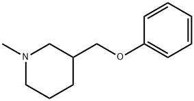 Piperidine, 1-methyl-3-(phenoxymethyl)- (9CI) 结构式