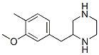 Piperazine, 2-[(3-methoxy-4-methylphenyl)methyl]- (9CI) 结构式