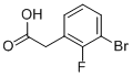 3-溴-2-氟苯乙酸 结构式
