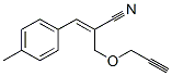 2-Propenenitrile,3-(4-methylphenyl)-2-[(2-propynyloxy)methyl]-,(2Z)-(9CI) 结构式