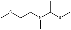 Ethanamine, N-(2-methoxyethyl)-N-methyl-1-(methylthio)- (9CI) 结构式