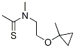 Ethanethioamide, N-methyl-N-[2-[(1-methylcyclopropyl)oxy]ethyl]- (9CI) 结构式
