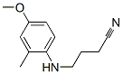 Butanenitrile, 4-[(4-methoxy-2-methylphenyl)amino]- (9CI) 结构式