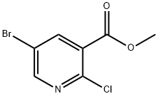 5-溴-2-氯烟酸甲酯 结构式