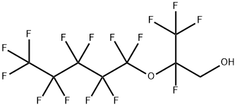 2,3,3,3-四氟-2-((全氟戊基)氧基)丙烷-1-醇 结构式